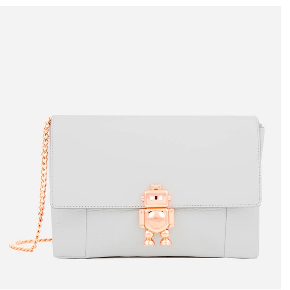 Ted Baker Women's Jemms Robot Lock Cross Body Bag - Grey - Picture 2 of 13